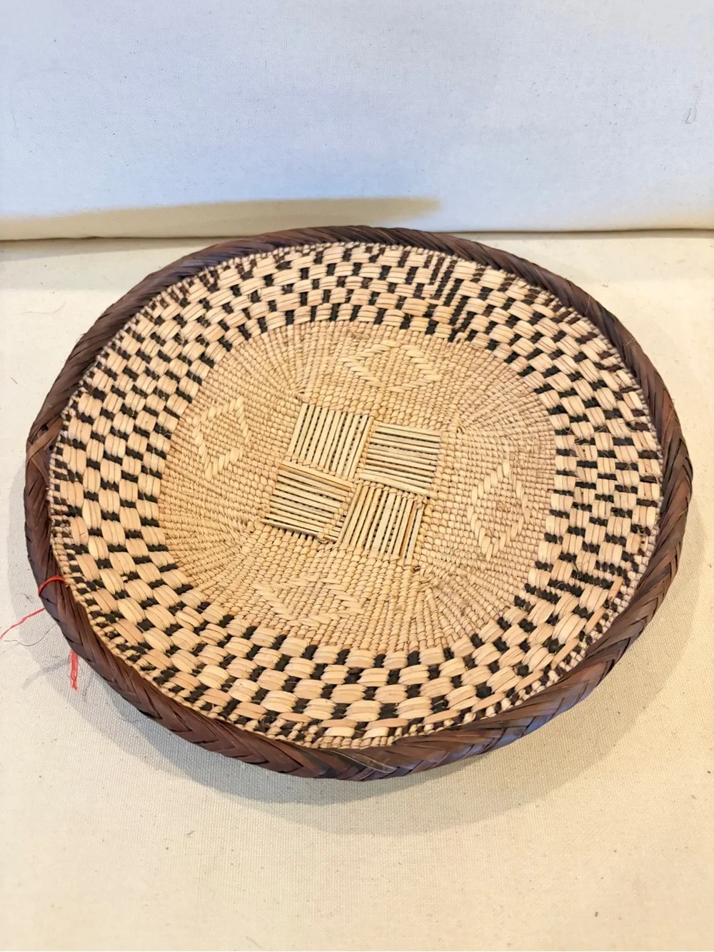NEW Africa Woven Basket. Made by the Binga people of Zambia/Zimbabwe